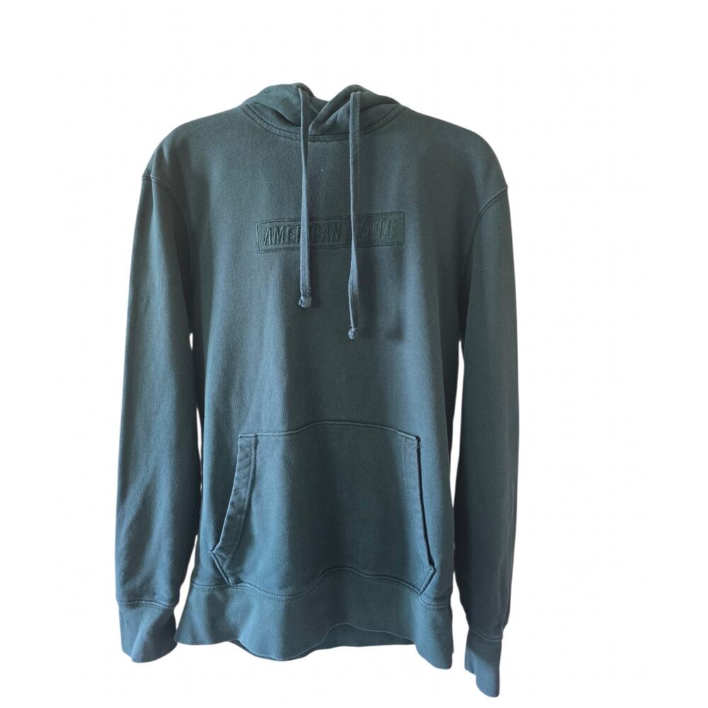 Vintage Green American Eagle Hooded Sweatshirt/Hoodie Size XS  Y2K